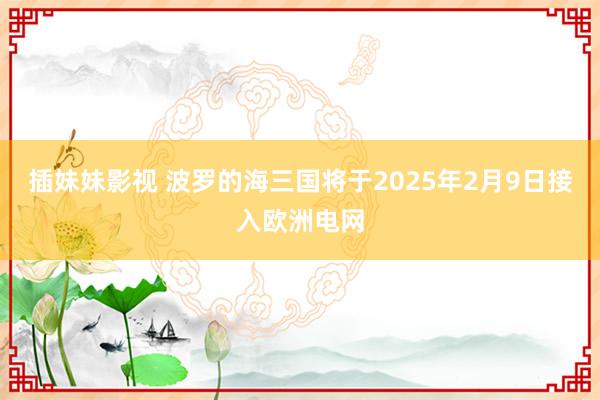 插妹妹影视 波罗的海三国将于2025年2月9日接入欧洲电网