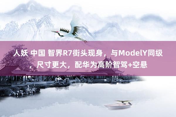 人妖 中国 智界R7街头现身，与ModelY同级，尺寸更大，配华为高阶智驾+空悬